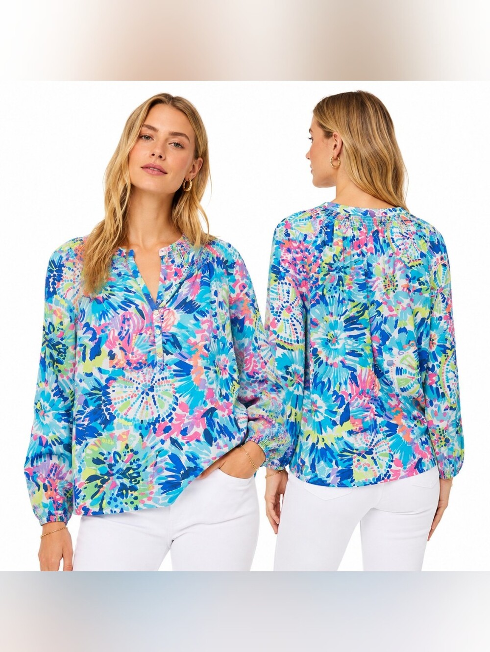 Lilly Pulitzer Elsa Silk Top